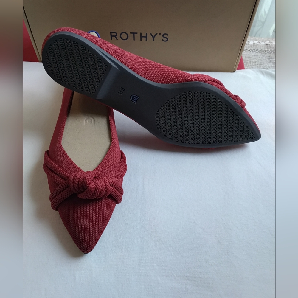 Rothy's Women's The Knot Point ll Candied Berry - Picture 3 of 5